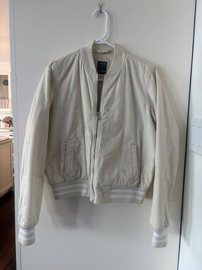 GAP Cream Women's Bomber Jacket